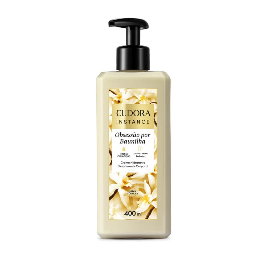 Creme Hidratante Desodorante Corporal Instance Baunilha 400ml
