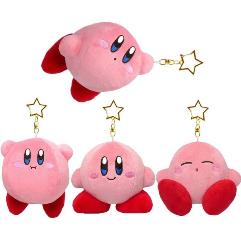 Brinquedo de Pelúcia de 10cm do Kirby, Personagem de Desenho Animado, Brinquedo de Pelúcia Kawaii Fofo e Macio, Boneca R