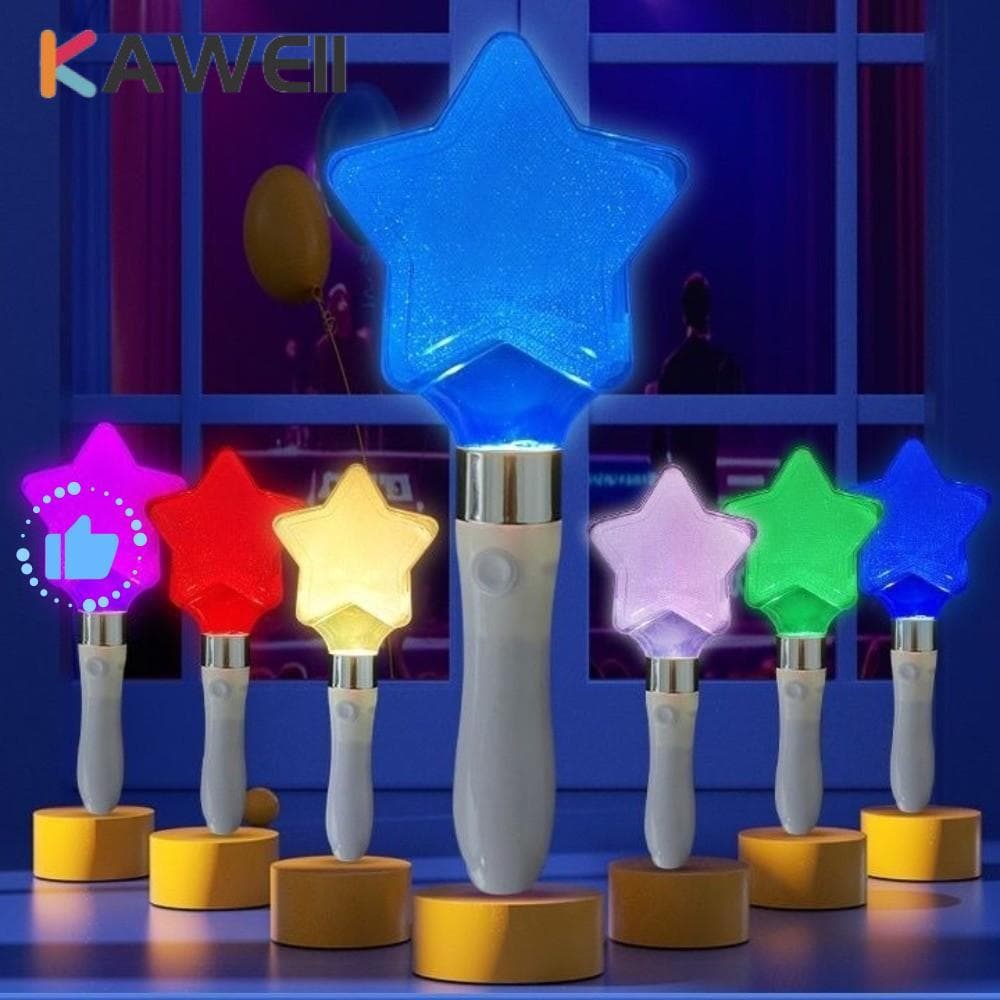 Bastão Luminoso De Concerto Em Forma De Estrela De Coração LED Festa Bastões de apoio para música Festiva
