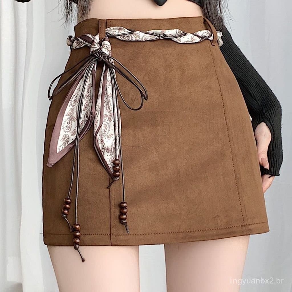 Cinto de Seda com Contas e Tranças para Mulheres, Simples e Versátil, Corda Decorativa para Cintura de Vestido Feita à M