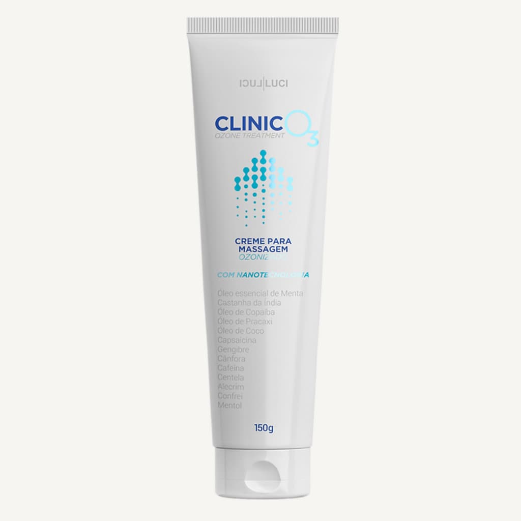 Creme para Massagem Ozonizado Clinic O3 Luci Luci
