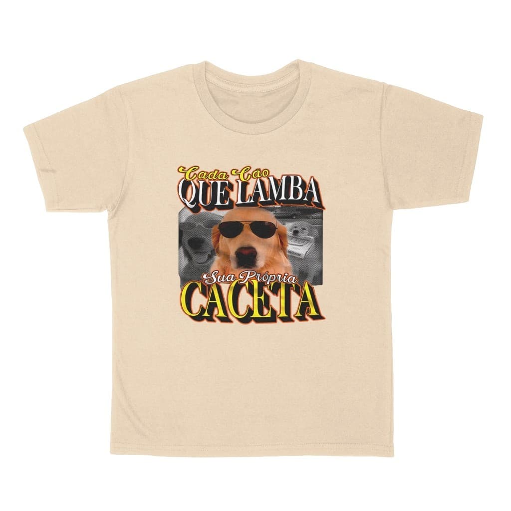 Camiseta Premium Cada Cão Que Lamba Sua Própria Caceta Meme Algodão Estampas Divertidas