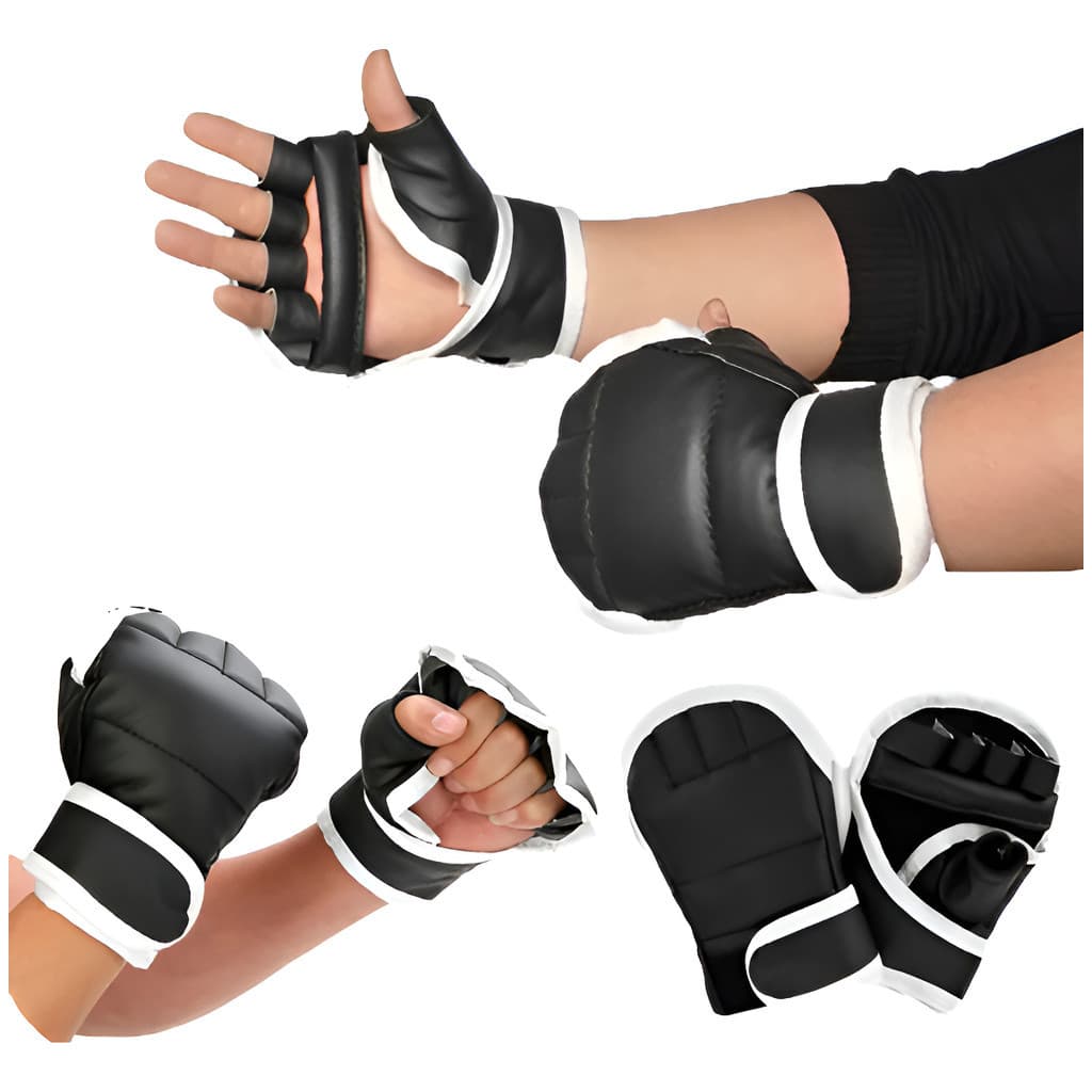 Luvas Boxe Treino Kickboxing Mma Meio Dedo Combate