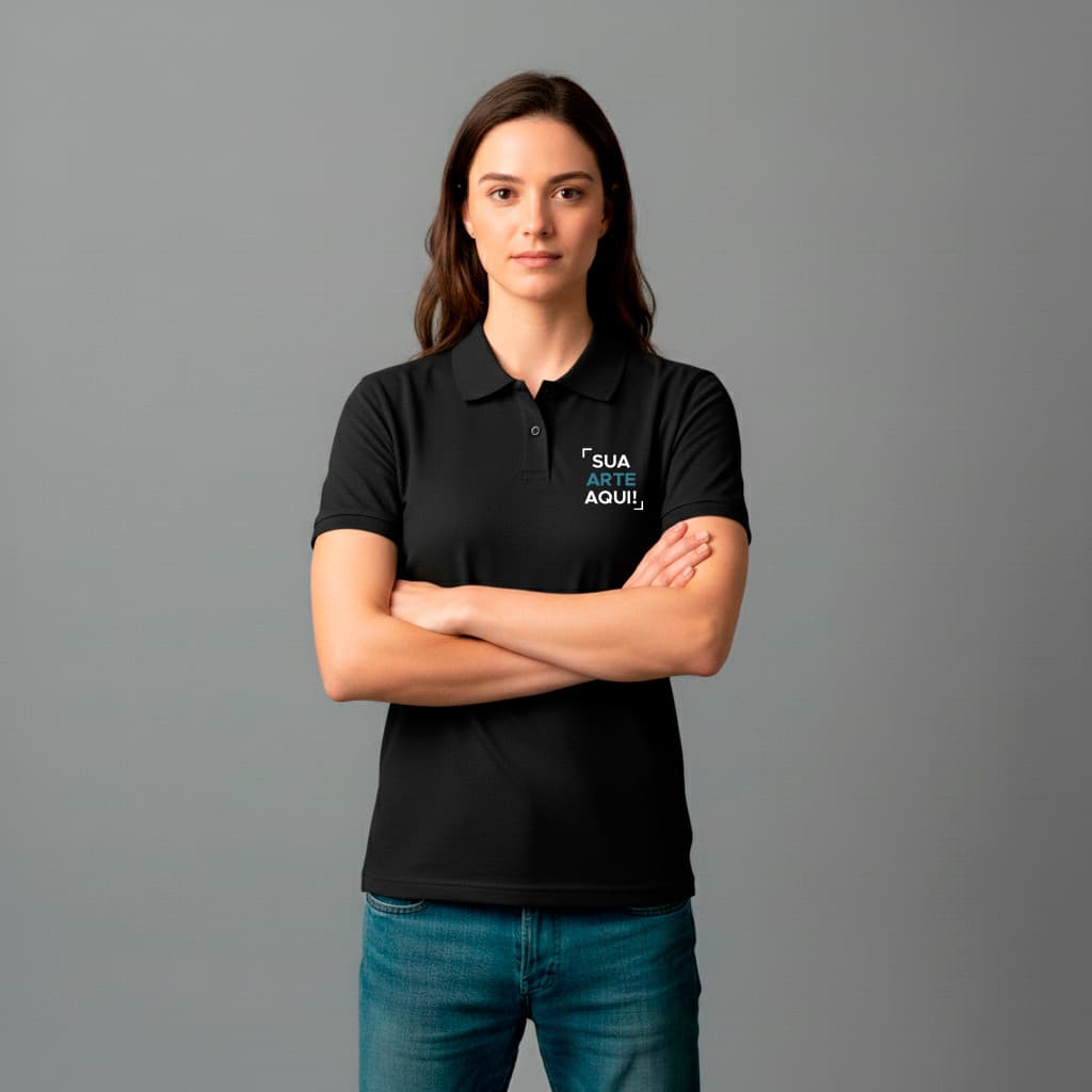 Camisa Polo Premium Empresa Personalizada Unissex Piquet