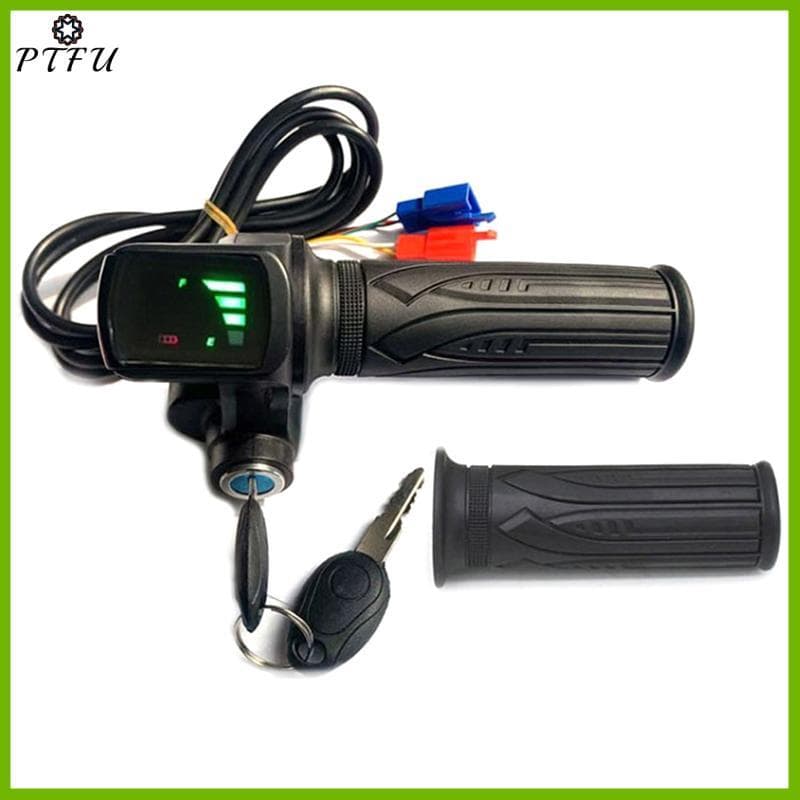 PTFU > Acelerador De Bicicleta Elétrica 36V48V Para E-bike/Scooter Acessório Guiador Do Com Display LED Novo