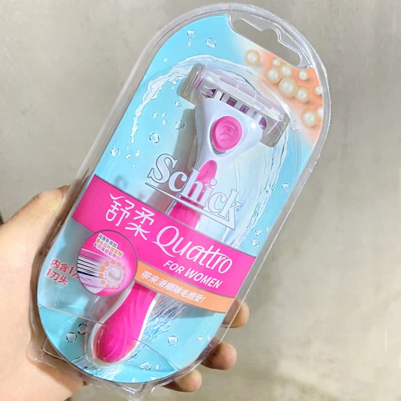 Schick confortável navalha confortável navalha feminina axila cabelo Soufflé faca de remoção de pêlos peças privadas rem