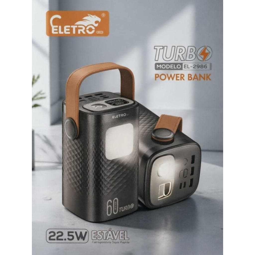 Carregador Portátil Power Bank 60000mAh Ultra Rápido Premium NÃO CARREGA STAR LINK