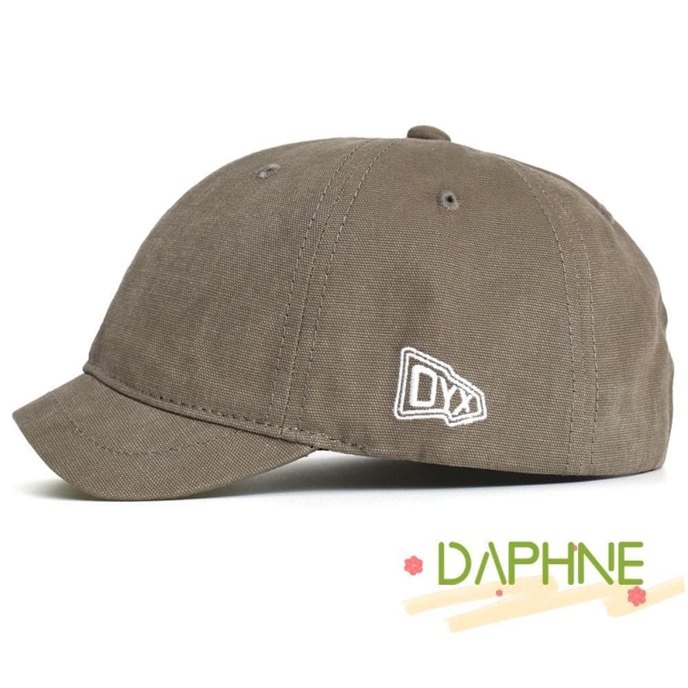 Boné de beisebol DAPHNE, boné de algodão com aba curta, estilo moderno de caminhoneiro QFTU.