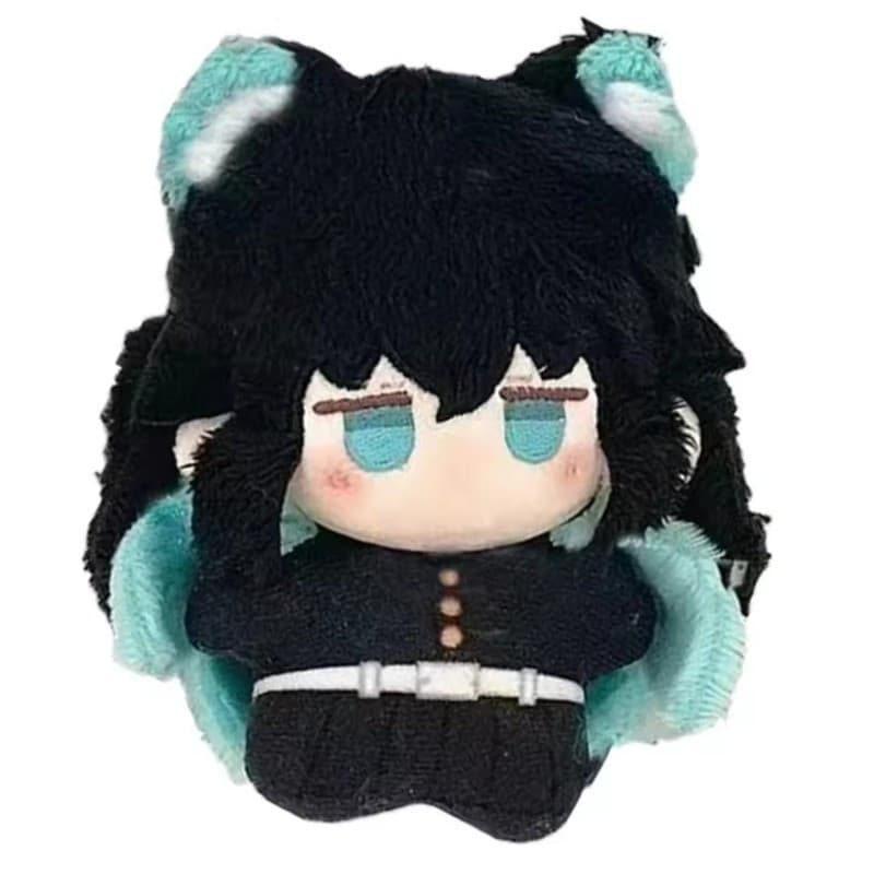 Chaveiro de Pelúcia de 10cm do Anime "Demon Slayer" Tokito Muichiro, Ornamento para Bolsa, Presente