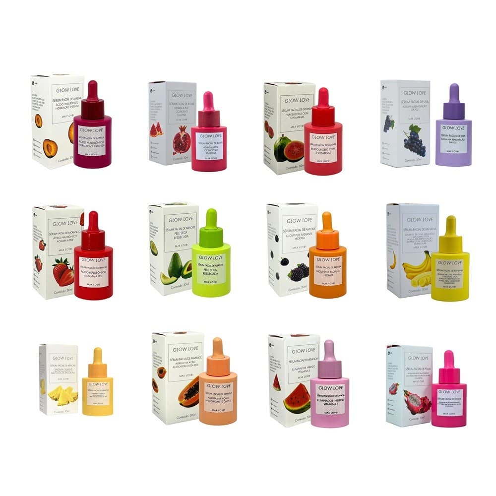 Sérum Facial Vegano Glow Love Max Love