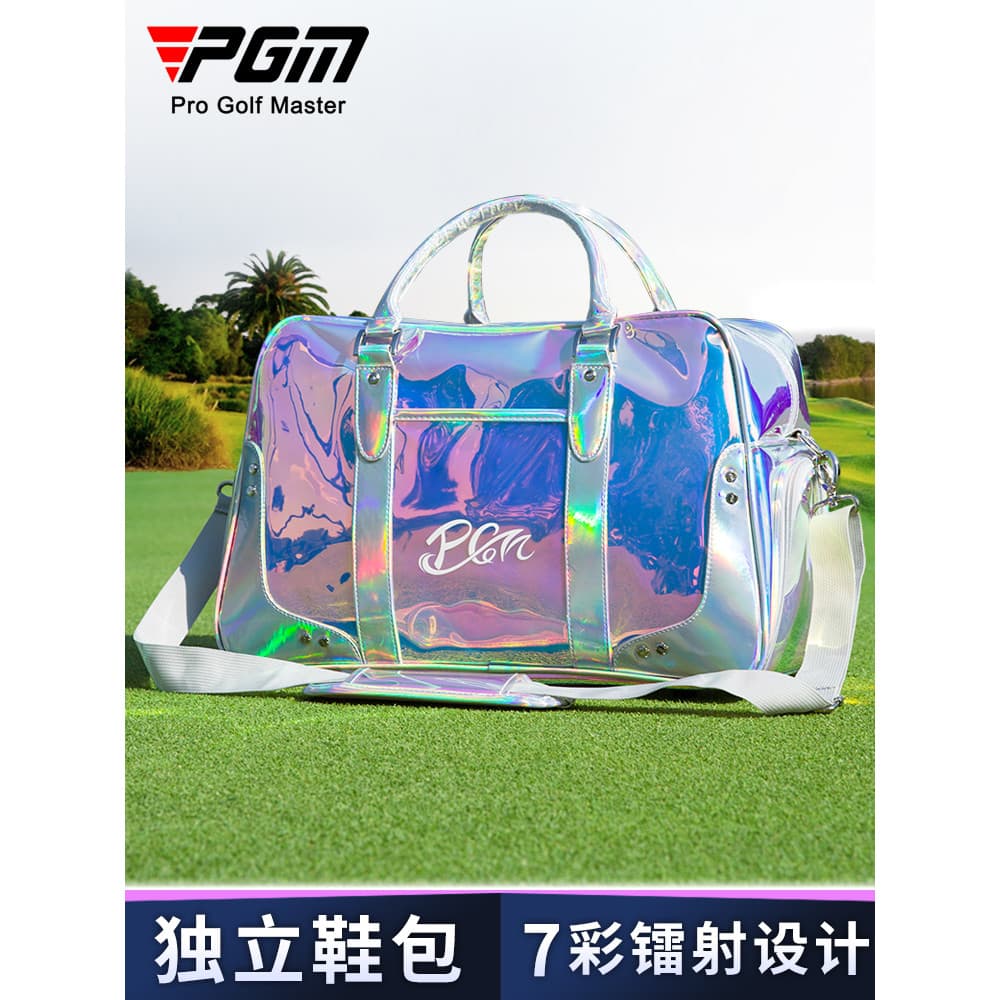 PGM saco de roupas de golfe senhoras dupla camada saco de roupas coreia colorido bolsa de armazenamento saco de sapato