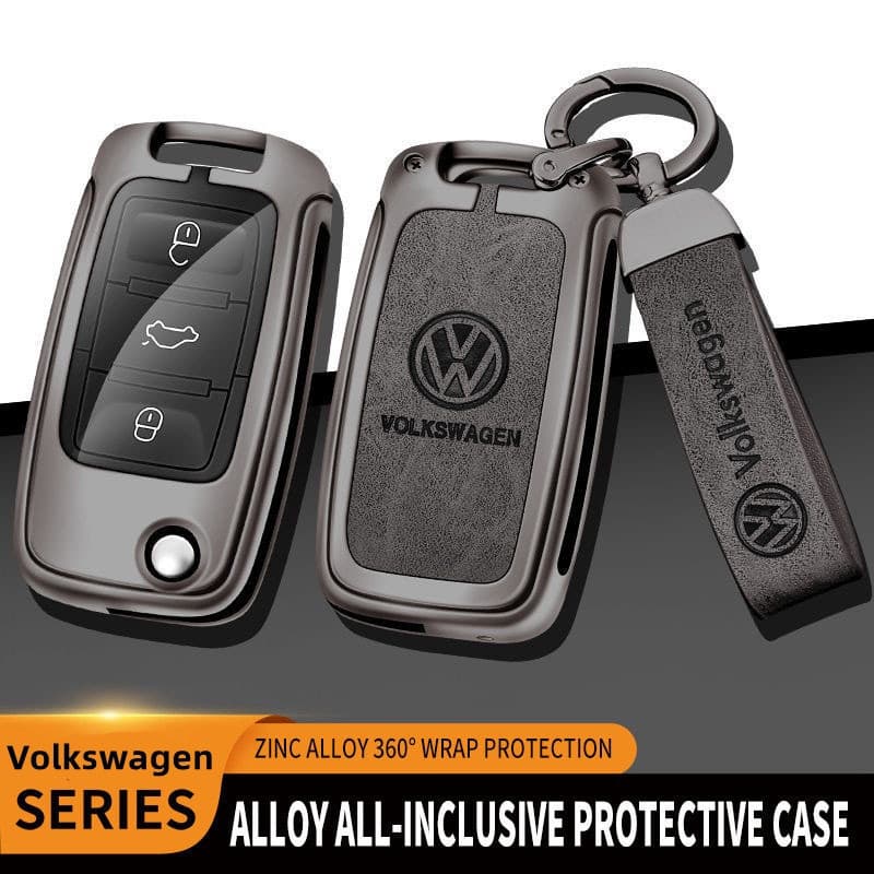 Chave de Carro em Liga de Zinco para VW Volkswagen Polo Tiguan Passat Golf Jetta Lavida MK2 MK7 Ateca Skoda Octavia Kodi