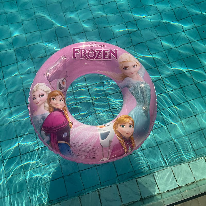 Crianças anel de natação axilas anel 2-6-10 anos de idade dos desenhos animados menina anel flutuante Lifebuoy engrossad