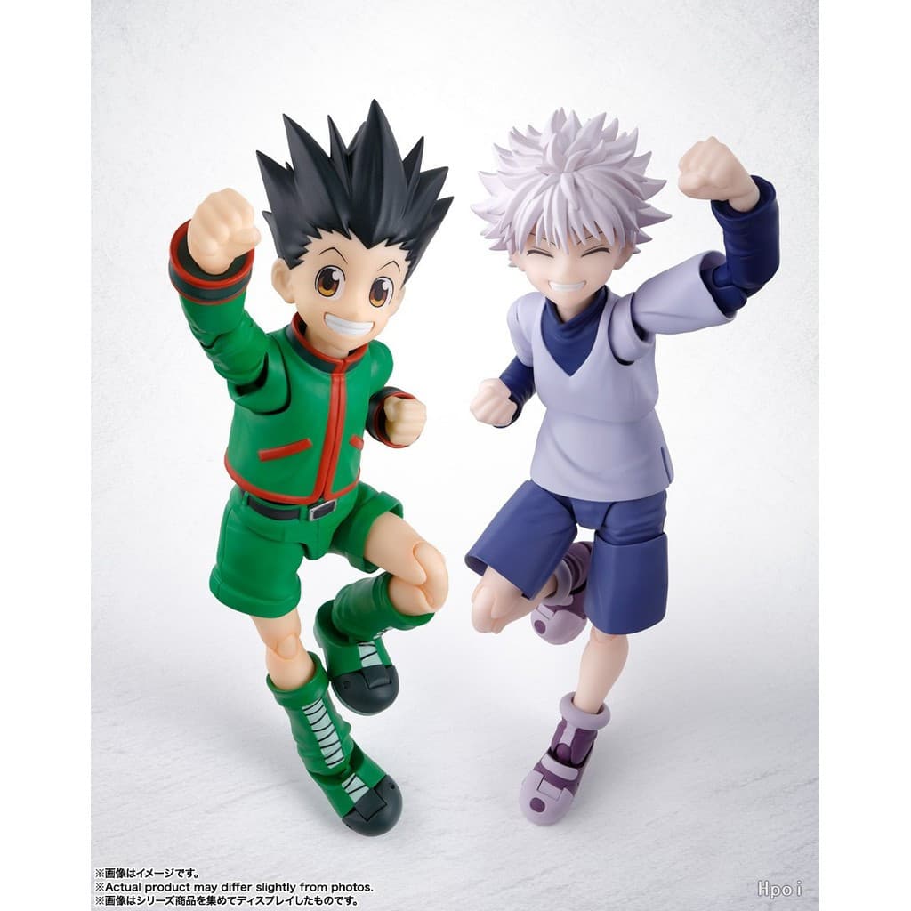 S.H.Figuarts Shfiguarts Hunter x Killua Zoldyck E GON FREECSS PVC Action Figure Brinquedo Colecionável Presente De Anive