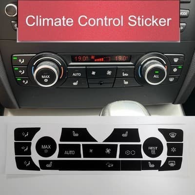 Adequado para BMW 06-11 estilos série 3 E90E91E92 330I painel de ar condicionado botão botão reparação adesivo
