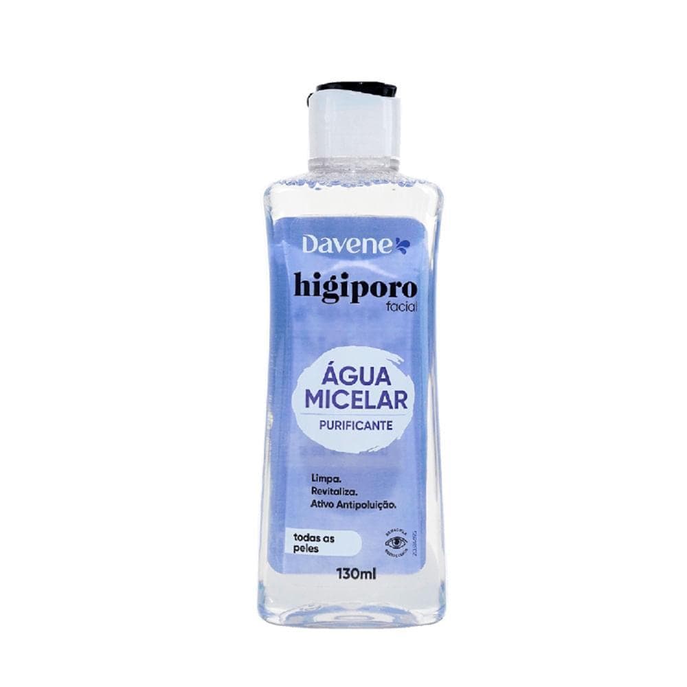 Higiporo Água Micelar Todos os Tipos de Pele 130ml - Davene