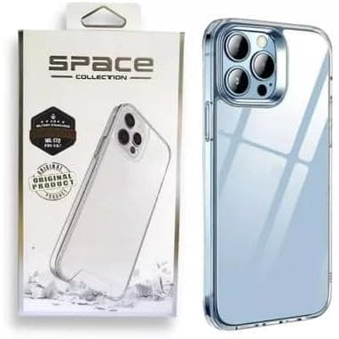 Capinha Space Collection Transparente para iPhones, Proteção Total, Ultra Fina (iPhone13)