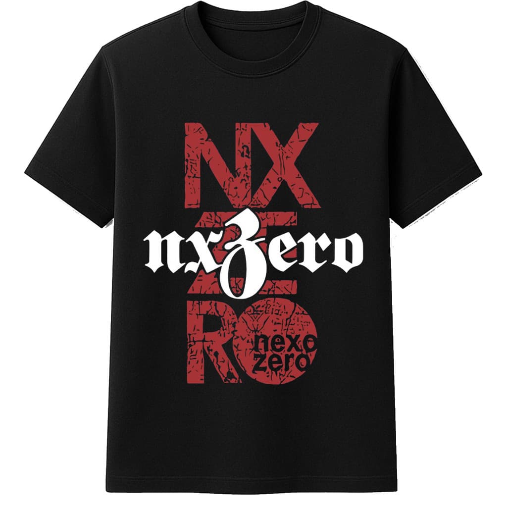 Camisa NX Zero Rock in Rio Blusa Camiseta de Rock 100% Algodão Fio 30.1 Estilo e Conforto Estampada em DTF.