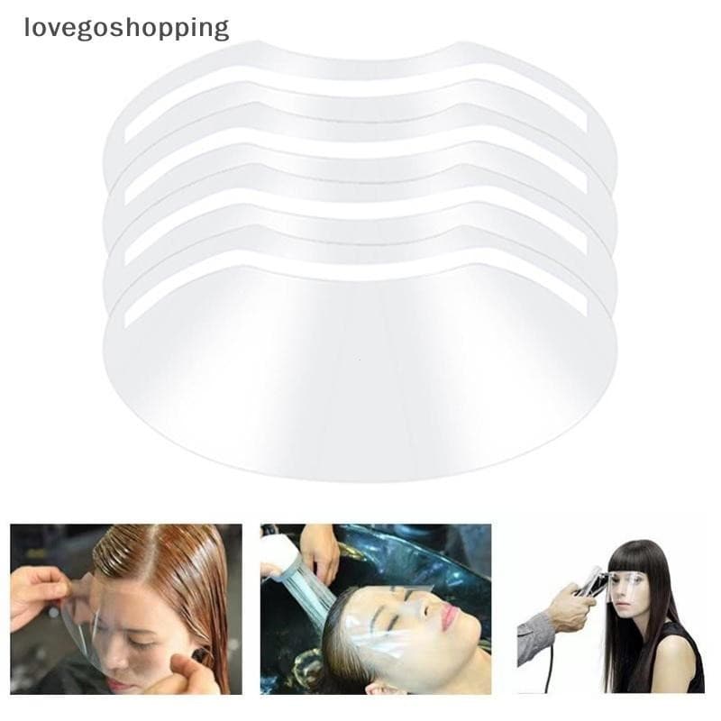 [lovego] 100 Unidades Máscara Facial Para Corte De Cabelo De Salão De Beleza Capa Protetora De Tingimento Descartável Tr