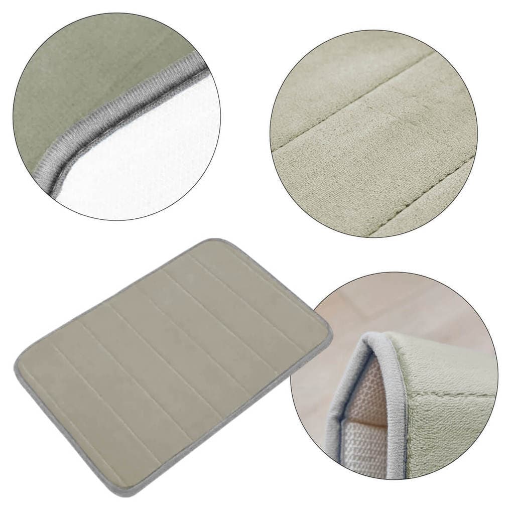 Tapete para Banheiro Antiderrapante Soft Macio Cinza