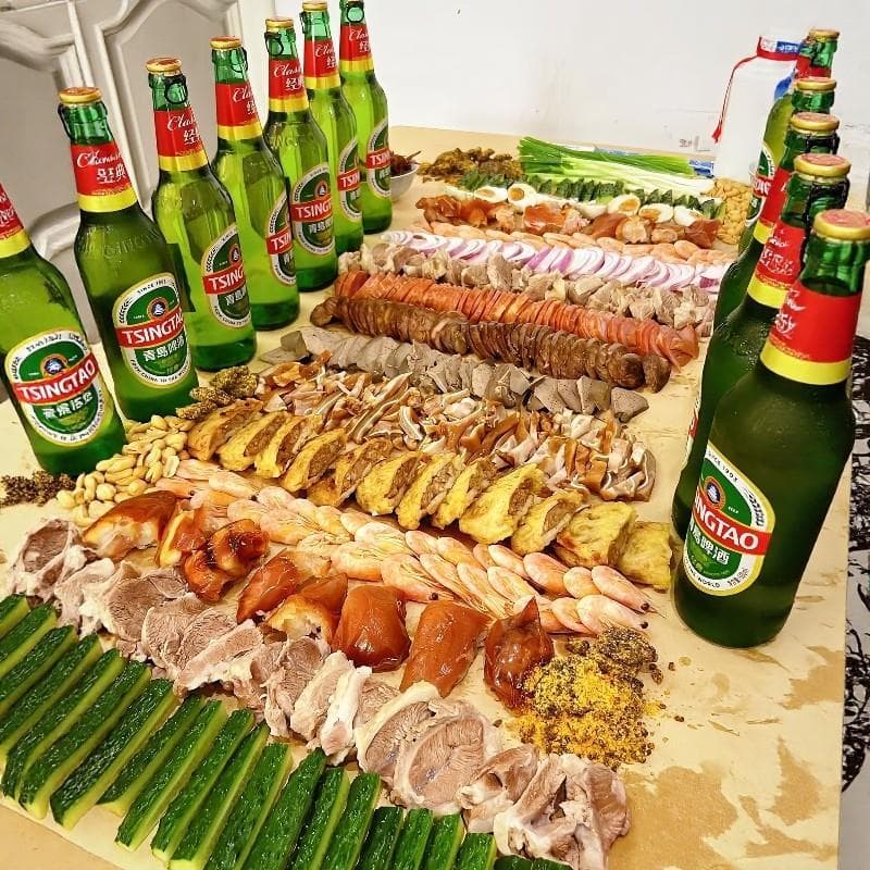 Toalha de mesa descartável de ano novo do cavalo, véspera de ano novo, jantar de véspera de ano novo, amigos, jantar, to