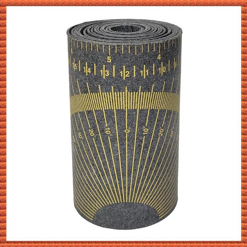 (Zac) Envoltório De Tubo Em Torno De 5 " X 9'Ferramenta De Medição Multifuncional Medidor E Marcação De Ângulo Flexível