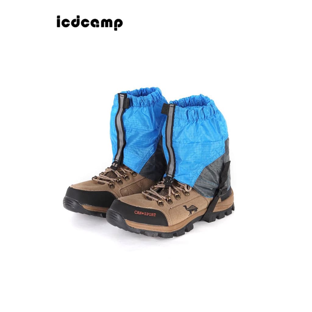 ICDCAMP ao ar livre leve curto fora de estrada capa de neve deserto à prova de areia sapato capa Leggings caminhadas cap