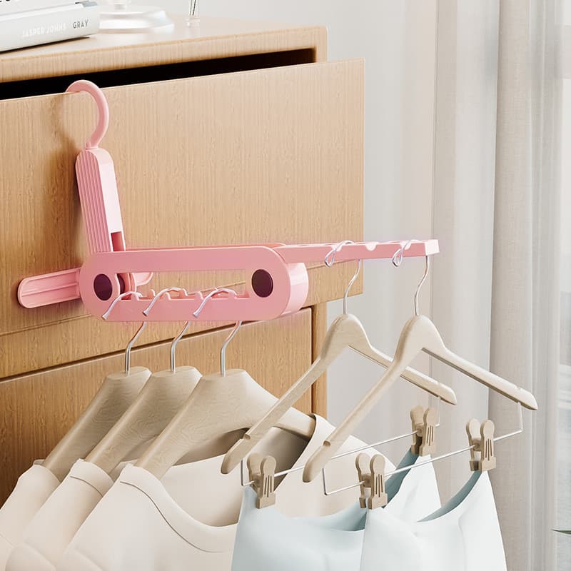 Cabide portátil para viagem, viagem de negócios, hotel, secagem interna, secagem de roupas, hotel, dormitório estudantil