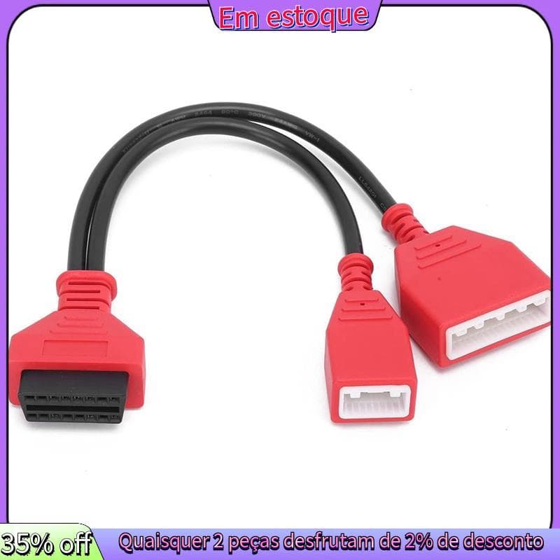 Cabo Conector De Diagnóstico OBD2 , Adaptador De Gateway 16 + 32 OBDII , Substituição De Ferramenta De Carro Para Sylphy