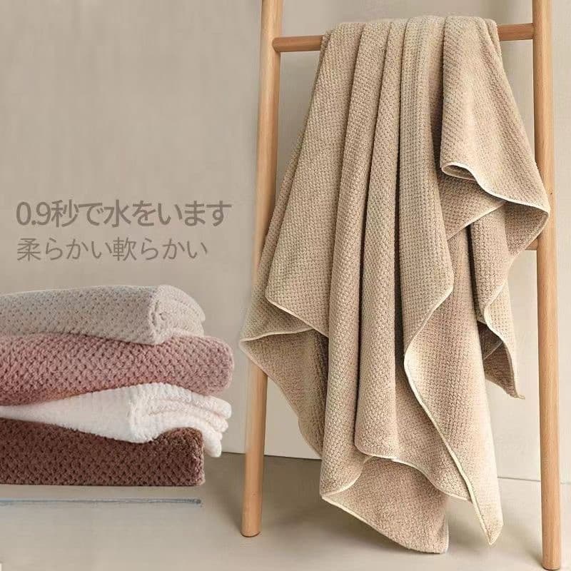 Toalha de banho grande, macia, masculina, feminina, algodão puro, absorve água, uso doméstico