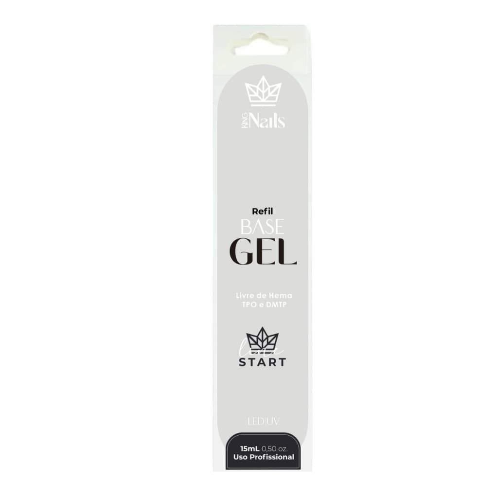 Refil Base Gel 15ml c/ Anvisa - Livre de HEMA, TPO e DMPT - King Nails