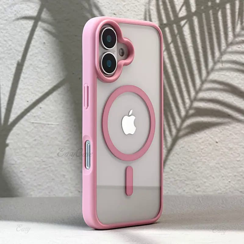 Capa Magnética Fosca Compatível Com iPhone 17 16 15 14 13 12 11 Pro Max Plus À Prova De Choque Macia Transparente Resist