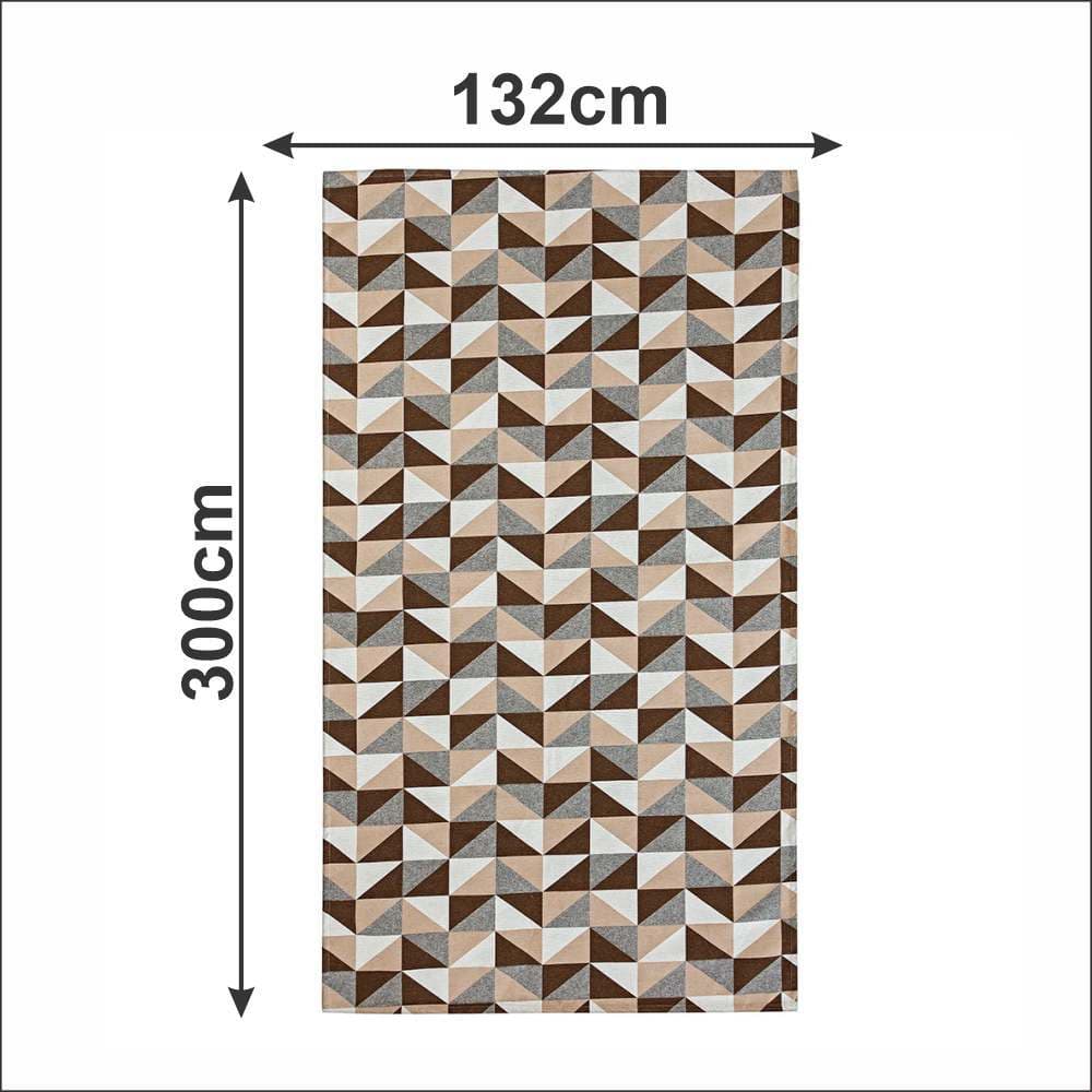 Tapete Jacquard Antiderrapante 1,32x3,00 Dallas Caramelo