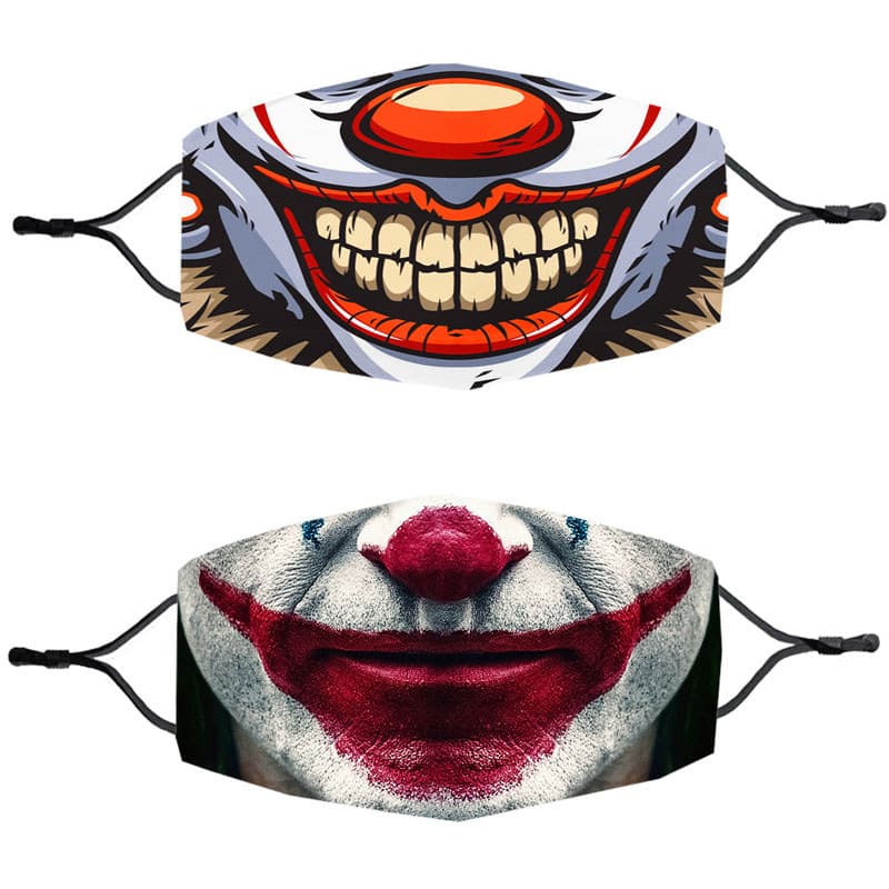 Halloween Jenquen Máscara Heath Joker Batman Versão Engraçada Maquiagem Personalidade Máscara Gótica Esqueleto Engraçado