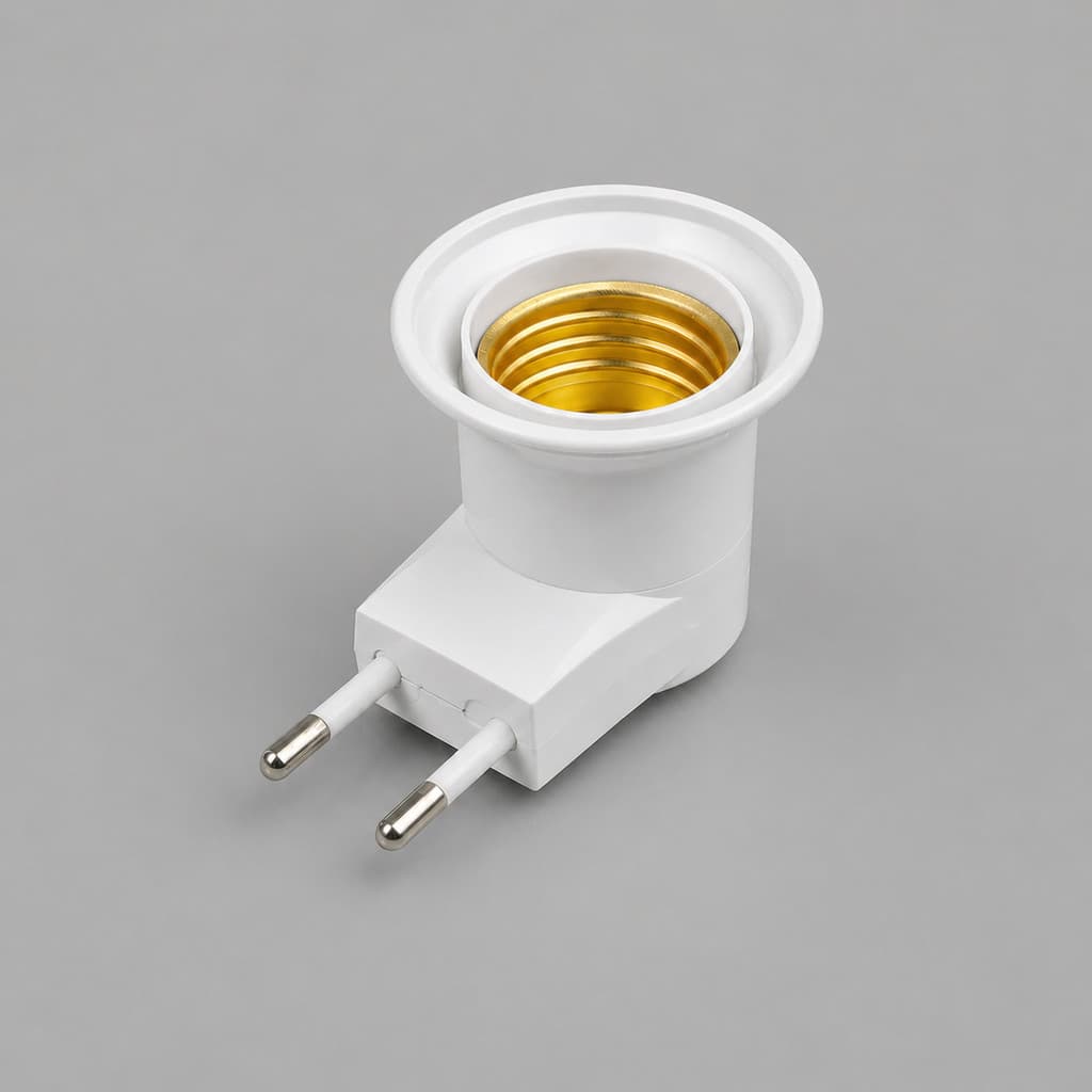 Adaptador Bocal E27 com Interruptor para Lâmpada