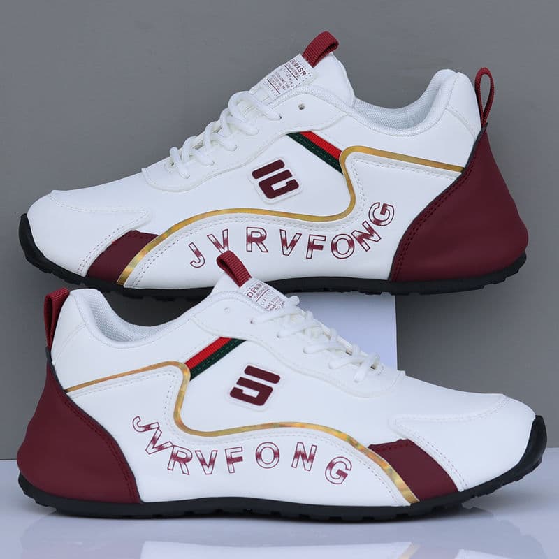 2025 novo estilo sapatos masculinos tênis de couro à prova dwaterproof água Casual tênis de corrida masculino de sola gr