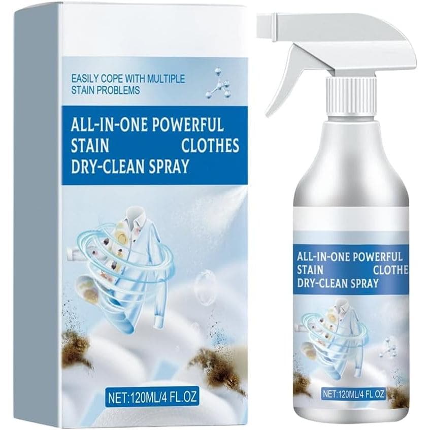Emulsificador para roupas, 4,1 onças fluidas, spray removedor de manchas não iônico, adequado para roupas sujas, removed