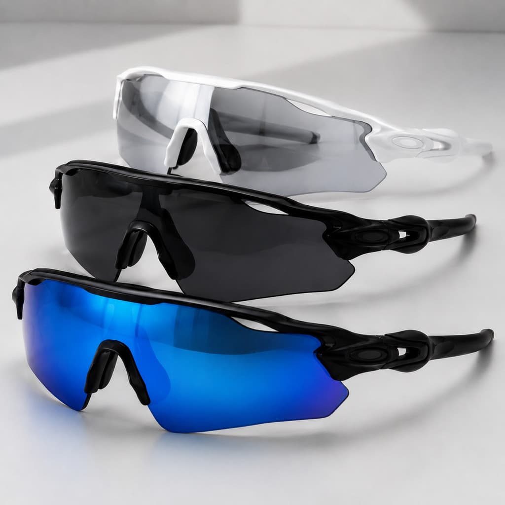 Kit 3 Óculos Esportivos UV400 Masculino Feminino Ciclismo Corrida Academia Bike Visão Nítida Premium