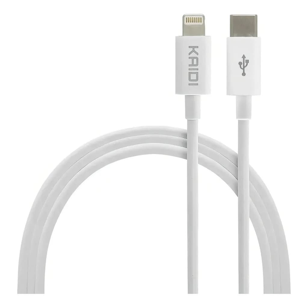 Cabo De Dados Carregamento Rápido Para Ios 2.4a Usb-c Kaidi Iphone Lightning