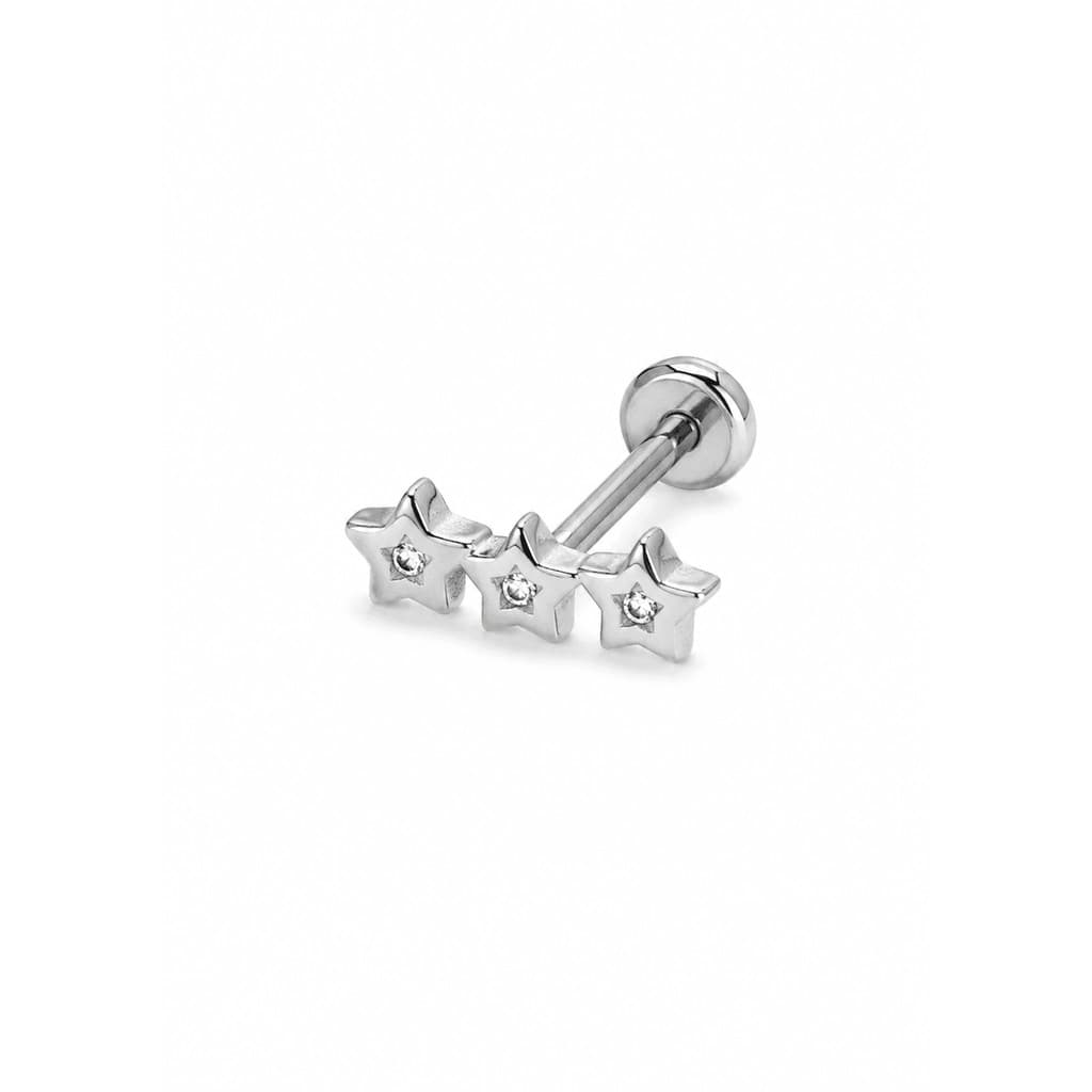 Piercing Estrelas Prata 925