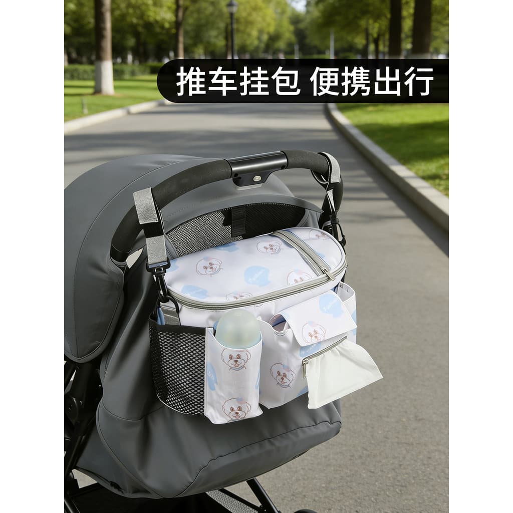 Bolsa de armazenamento para carrinho de bebê, bolsa de armazenamento para bebês, ferramenta útil para caminhada, acessór