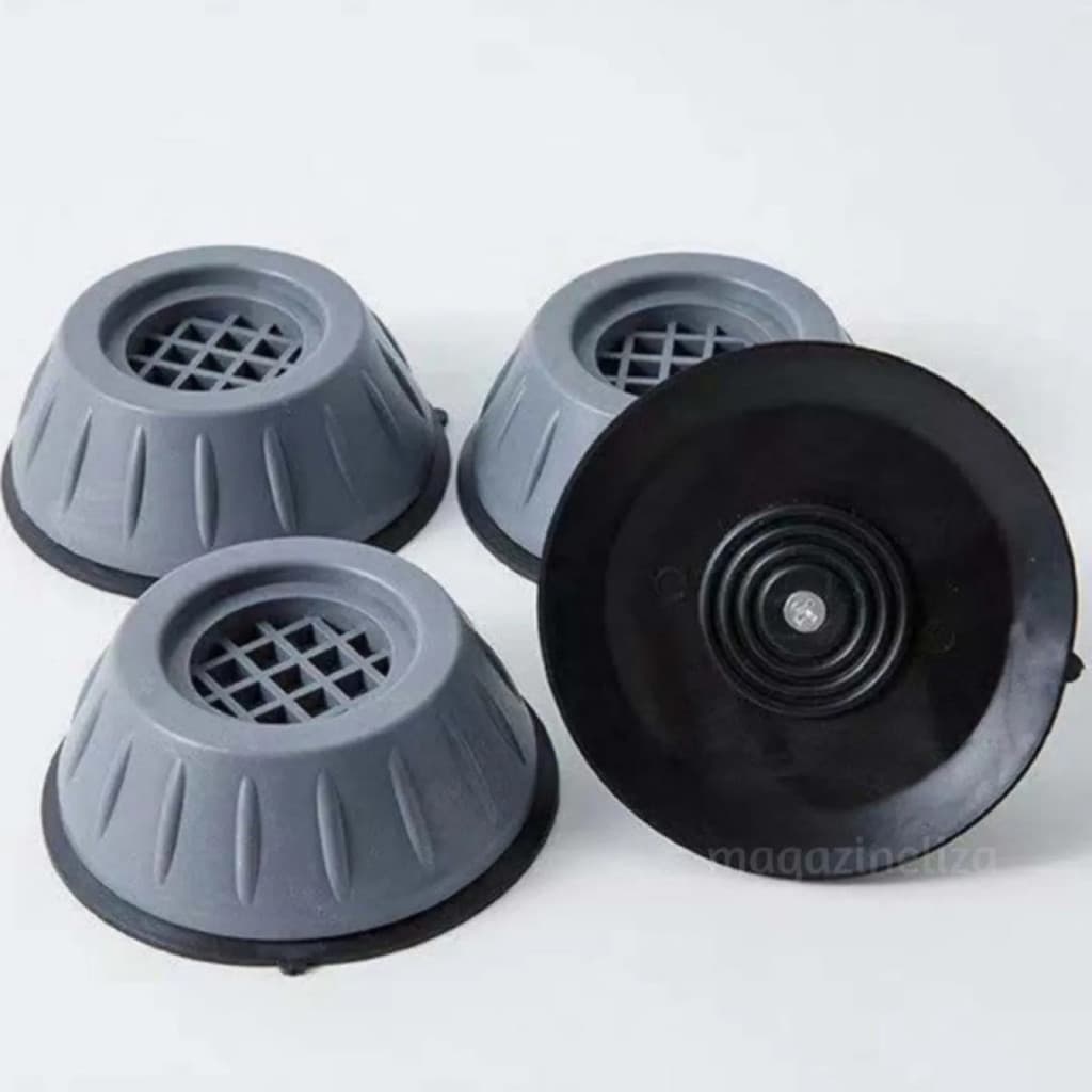 Kit 4 Peças Pé Máquina Lava E Seca Nivelador