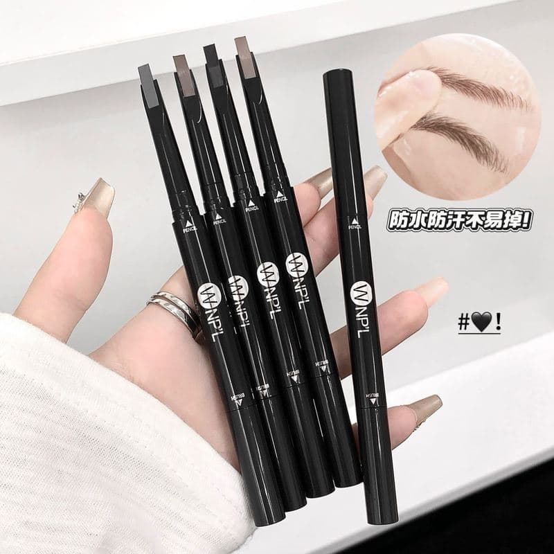 [Enviar 2 peças] Lápis de sobrancelha WNPL para você lindo grupo de meninas Natural à prova d'água genuíno modificado es