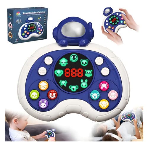 Vídeo Game Portátil 9999 Jogos em 1 - Mini Game Console Sensorial 999 Levels Rosa