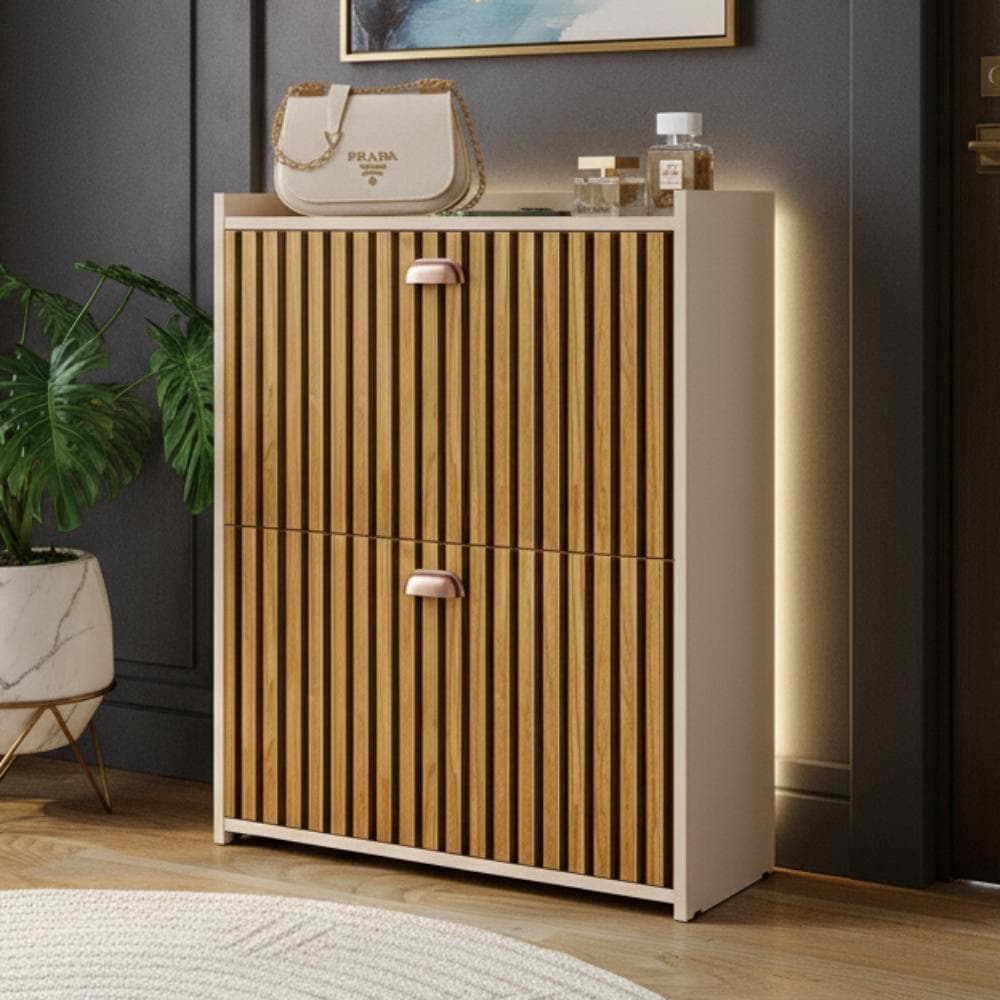 Sapateira Organizadora Pequena Apartamento 12 Pares Calçados Gavetas Basculante Decoração Quarto - CASA VERNISSE