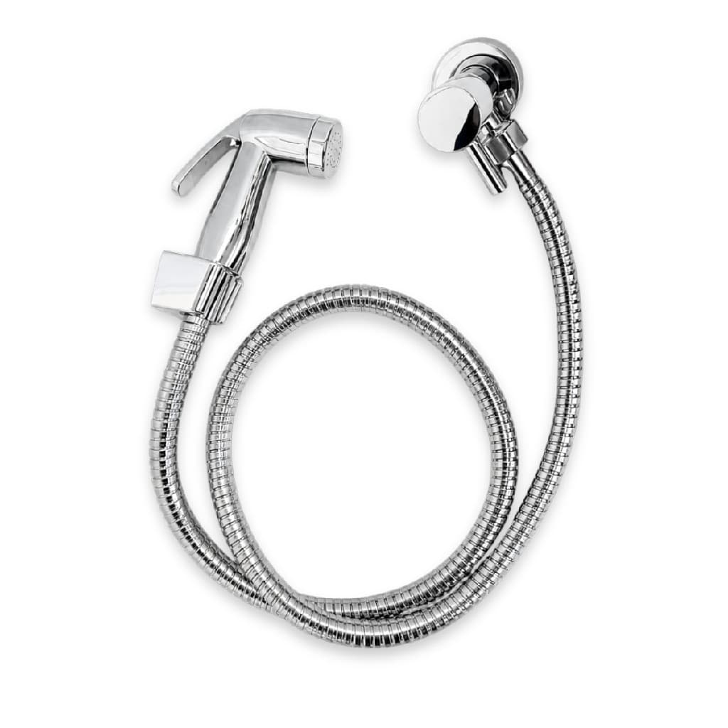 Ducha Higiênica Banheiro Cromada Registro Metal Gatilho ABS