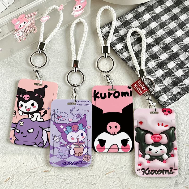 Cartão De Identificação De Fotográfico Fofo , Kuromi MOTIF