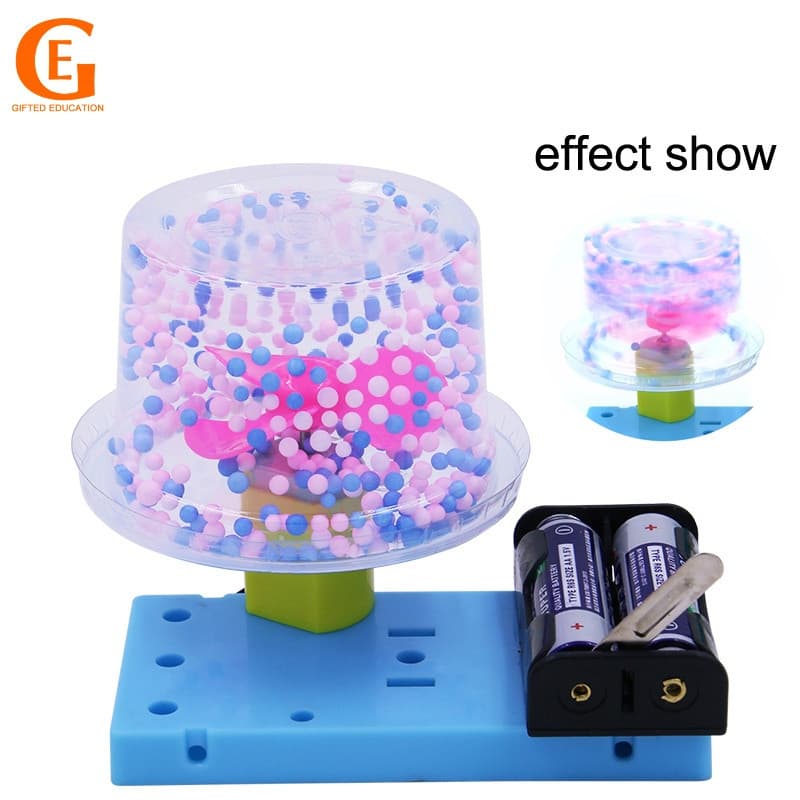 Educação Dotada DIY Rotativa Neve Voando Brinquedo Crianças Artesanal Escola Ciência Conjunto Montar Modelo STEM Brinque