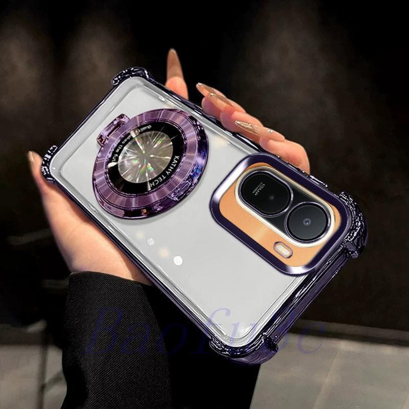 Capinha Redmi A7 Pro/A5/A3/A2/A1 De Telefone Transparente anti-Queda Com airbag De Quatro Cantos Suporte CDSJ
