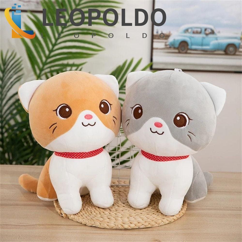 LEOPOLDO Brinquedos De Pelúcia Crianças Meninos Meninas Gato Boneca Dormindo 24CM Animal Macio